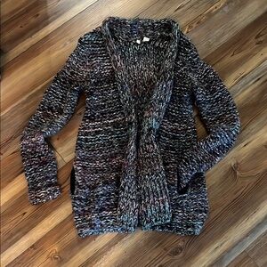 Moth Multicolor Knit Cardigan